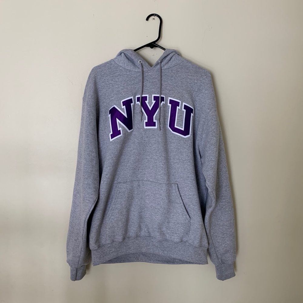NYU champion hoodie